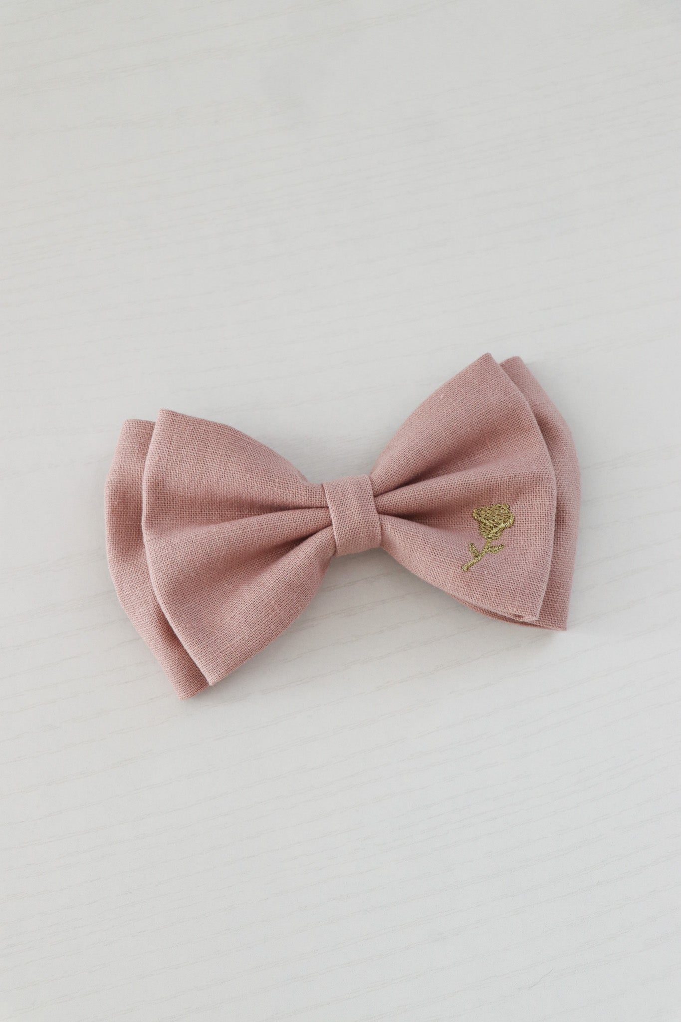 ☆TATIANA☆ Rose Quilted Velvet Ribbon Hairpin HB0098 Fuchsia Color 1